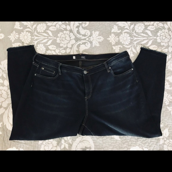 Kut from the Kloth Release Hem Skinny Ankle Jeans - Picture 4 of 6